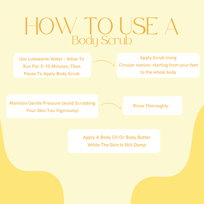 How to use body scrub on daily basis to get smooth  and bright skin skin