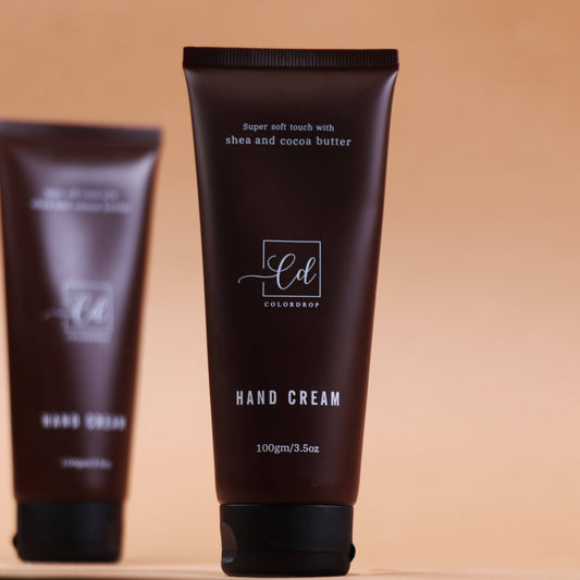 Shea and cocoa butter hand cream