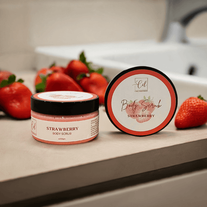 Colordrop's Strawberry Body scrub is giving you refreshing shower experience.