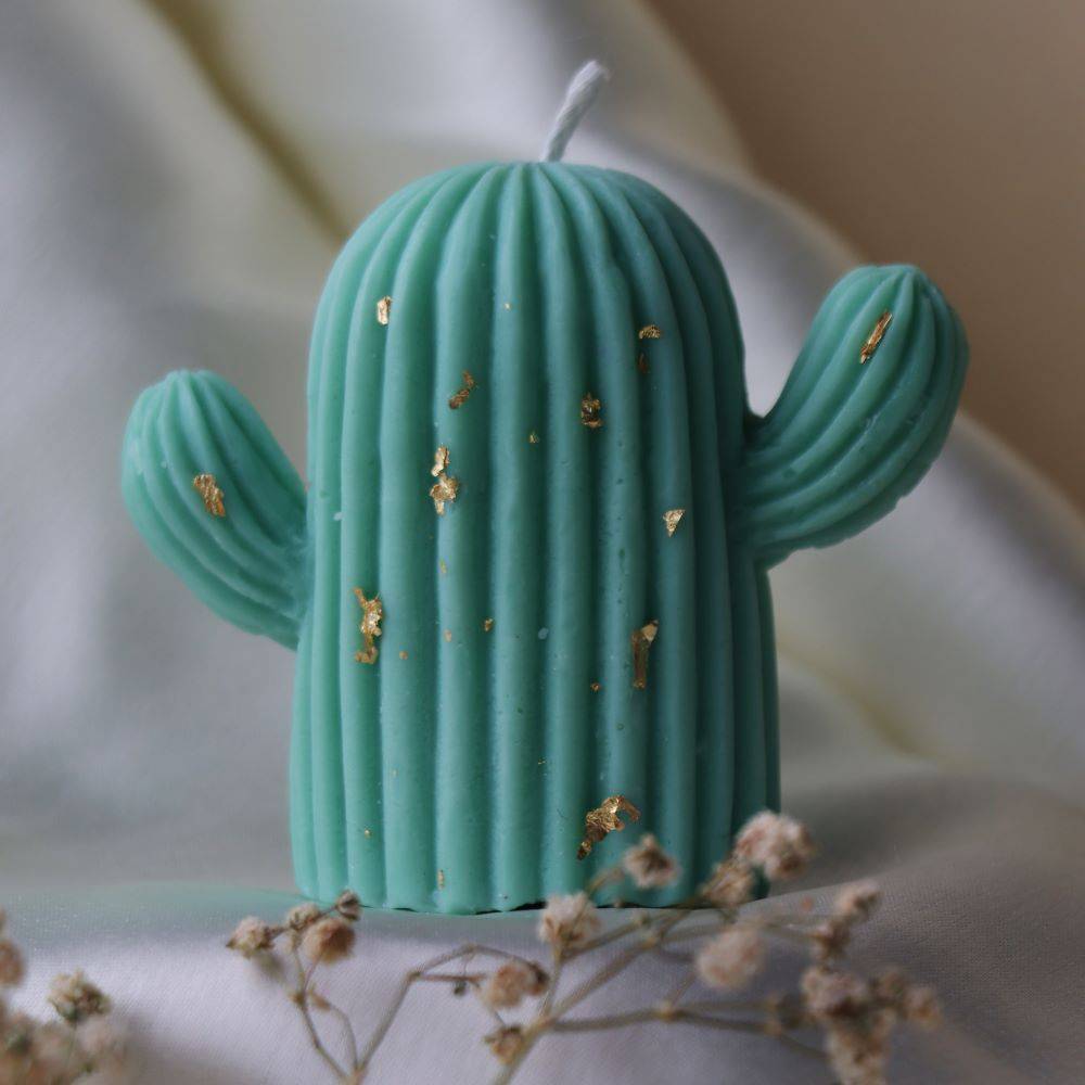 Decorative Cactus Soy Candle